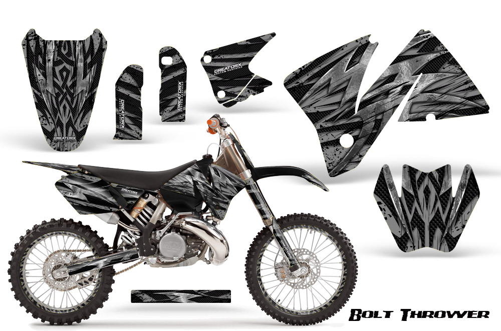 KTM C3 Graphics Kit Bolt Thrower Silver NP Rims